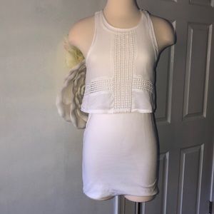 American Eagle Outfitters white knit top size 0